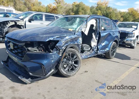 2026 Honda Cr-V Hybrid Awd Sport Touring from USA, damaged, VIN 7FARS6H97TE014043